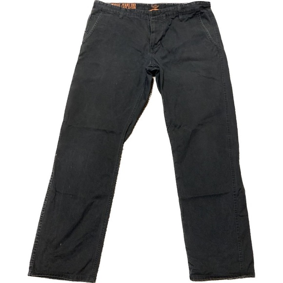 Dockers Straight Leg Navy Pants | Dockers Khakis | Dickies |  36" x 32" - Picture 2 of 4